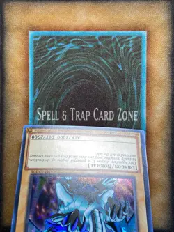 Yugioh Blue-Eyes White Dragon MAMA-EN104 Secret Pharoah's Rare 1st Ed NM - Image 3