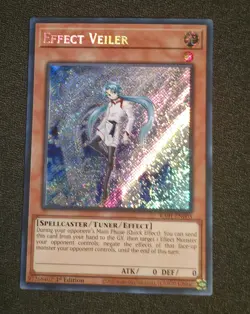 Yu-Gi-Oh! TCG Effect Veiler 1st Edition RA01-EN003 Secret Rare NM - Image 1