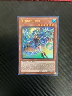 Yugioh Elfnote Tinia BPRO-EN011 Ultra Rare 1st Edition NM - Image 1
