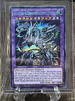 Blue-Eyes Alternative Ultimate Dragon–TN19-EN001–Unlimited–Ultra Rare–Yu-Gi-Oh! - Image 1
