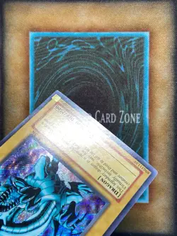 Yugioh Blue-Eyes White Dragon BPT-009 Secret Rare Promo MP - Image 2