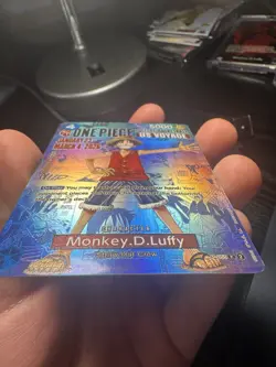 Monkey.D.Luffy One Piece US Voyage College Basketball Promo Holo P-055 5000 - Image 3