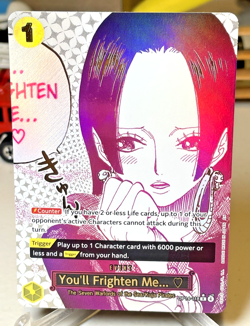 One Piece English OP14-118 You'll Frighten Me... Boa Hancock Alternate Alt Art - Image 1
