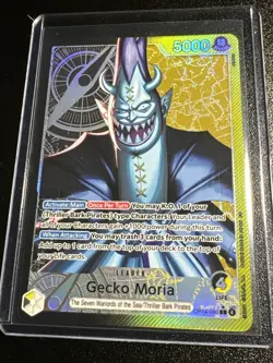 One Piece TCG The Azure Sea’s Seven Gecko Moria ALT Art Leader OP14-080 - Image 3