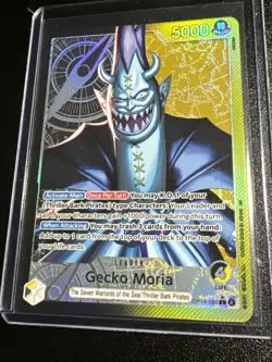 One Piece TCG The Azure Sea’s Seven Gecko Moria ALT Art Leader OP14-080 - Image 4