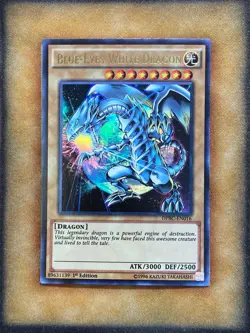 Yugioh Blue-Eyes White Dragon DPBC-EN016 Ultra Rare 1st Ed NM - Image 1