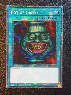 Yugioh MP25-EN050 Pot of Greed Starlight Rare 1st Edition MINT - Image 1