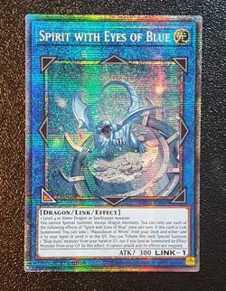 Yugioh MP25-EN049 Spirit with Eyes of Blue Starlight Rare 1st Edition MINT - Image 1