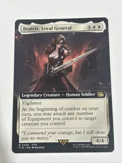 Beatrix, Loyal General (Extended Art) FINAL FANTASY Magic The Gathering Card - Image 1
