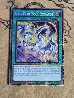 Yugioh Spell Card "Soul Exchange" MP25-EN007 1st Edition Starlight Rare NM - Image 1