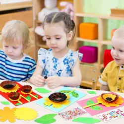 24 Sets Sunflower Card Making Kits for Kids DIY Make Your Own Sunflower Craft... - Image 5