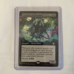 R 0028 Eumidian Wastewaker COMMANDER EXTENDED ART Edge of Eternities MTG Card - Image 3