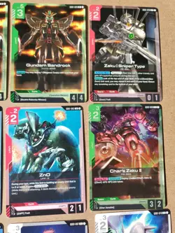 Gundam Card Game TCG Newtype Rising GD01 Uncommon Common Rares 14 Cards - Image 3