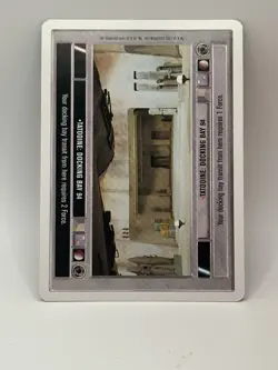 Decipher Inc - Star Wars "TATOOINE: DOCKING BAY 94" 1995 CCG Trading Card -white - Image 1