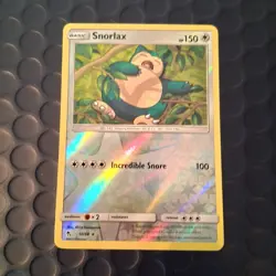 Snorlax Reverse Holo Foil - Hidden Fates 2019 50/68 - Near Mint Pokemon TCG Card - Image 1