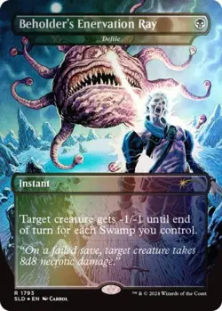 MTG English Beholder's Enervation Ray - Defile (Rainbow Foil) NM Foil - Image 1