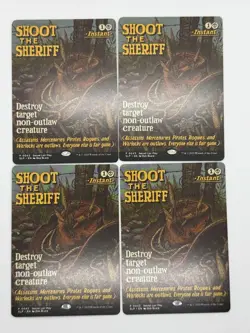 Mtg 4-Piece Set Shoot The Sheriff Promo English - Image 1