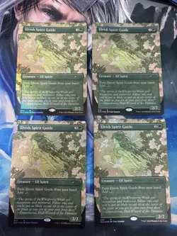 Mtg Foil Elves' Leading Spirits English En 4 Sheets - Image 1