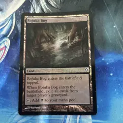 Mtg Foil Bojuka Bog Wwk Land English - Image 1