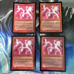 Mtg Foil Ball Lightning English 4 Sheets - Image 1