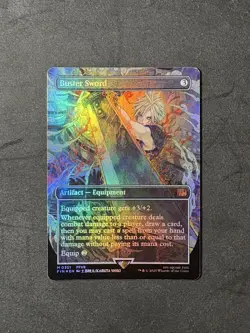 Mtg Buster Sword English Version Foil Borderless - Image 1