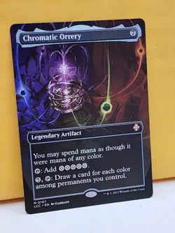1x BORDERLESS ALT ART Chromatic Orrery, NM, LCC, Magic: the Gathering, MtG - Image 3