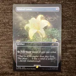Mtg Sld Gold Powdered Lotus Foil English Version - Image 1
