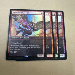 Mtg Slickshot Show-Off Promo Foil Set Of 4 - Image 1
