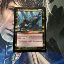 Mtg First Edition Foil Erosion/Undermine Inv English En - Image 1