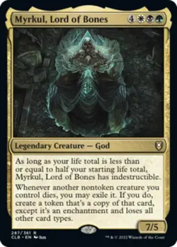 Myrkul, Lord of Bones #287/361 MTG CLB Rare Near Mint - Image 1
