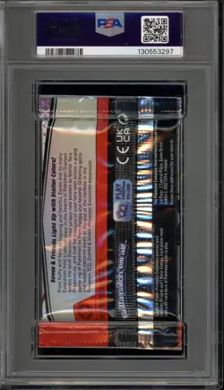 Pokemon Prismatic Evolutions Espeon And Umbreon Art Sealed Booster Pack PSA 9 - Image 2