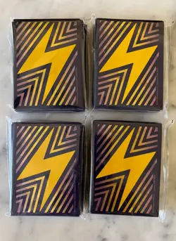 Lot of 4 x65 New & Sealed Surging Sparks ETB Sleeves | Pokemon TCG SV - Image 1
