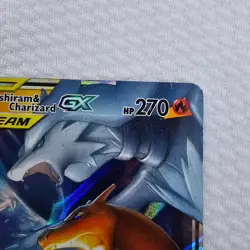 2019 Pokemon SM Unbroken Bonds Reshiram Charizard Tag Team Holo #20/214 HP - Image 5