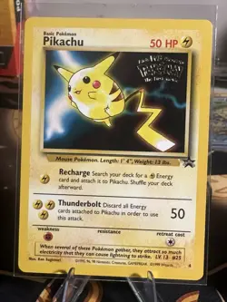 Pokemon Pikachu the First Movie Kids WB Promo Card, Black Star 04/53 - Mint - Image 1