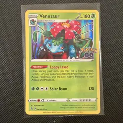 Pokemon TCG Venusaur Holo Rare Pokemon Go 3/78 - Image 1