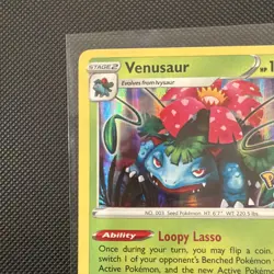 Pokemon TCG Venusaur Holo Rare Pokemon Go 3/78 - Image 2
