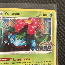 Pokemon TCG Venusaur Holo Rare Pokemon Go 3/78 - Image 3