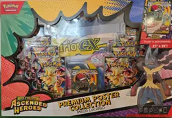 Pokemon Mega Evolution: Ascended Heroes - Mega Lucario Premium Poster Collection - Image 1