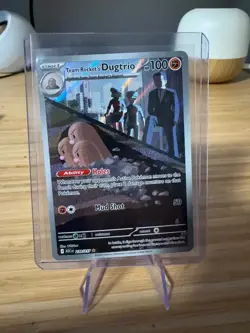 Team Rocket's Dugtrio 239/217 Ascended Heroes Pokemon Holo NM - Image 1