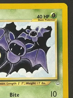 Zubat 1st Edition NEAR MINT - 59/64 Neo Revelation Set - Pokemon TCG WOTC 2001 - Image 3