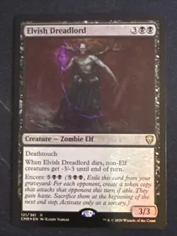 1x Foil Elvish Dreadlord (121) Commander Legends LP MTG Magic the Gathering x1 - Image 1