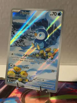 Pokemon - Piplup 098/094 Illustration Rare - Phantasmal Flames - Image 2