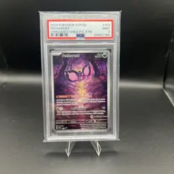 POKEMON 2024 SHROUDED FABLE PECHARUNT POKEMON CENTER ETB 129 PSA 9 - Image 1