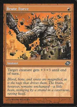 Brute Force - Light Play MTG Planar Chaos - Image 1