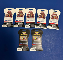 Lot of 7 Pokemon Destined Rivals, Mega Evolution Sleeved Packs - Image 2