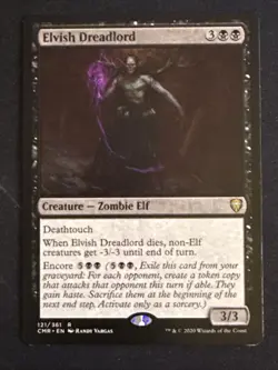 1x Elvish Dreadlord (121) Commander Legends LP MTG Magic the Gathering x1 MKE - Image 1