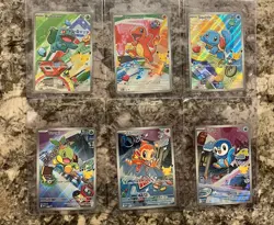 POKEMON FIRST PARTNERS ILLUSTRATOR COLLECTION: KANTO + SINNOH STARTERS MEP 37-42 - Image 1