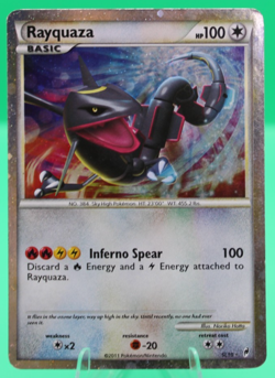Rayquaza (Shiny) SL10 Call of Legends Holo Pokemon TCG MP - Image 1