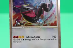 Rayquaza (Shiny) SL10 Call of Legends Holo Pokemon TCG MP - Image 4
