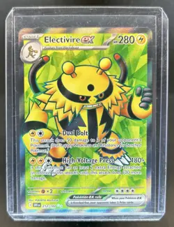 2025 Pokemon Destined Rivals Electivire ex #212/182 - Image 1